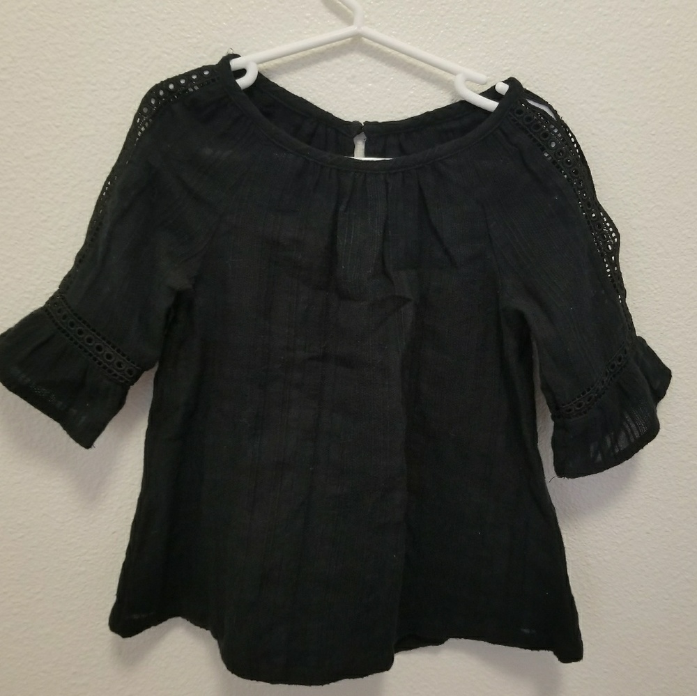 Old Navy Linen Quarter Sleeve Top